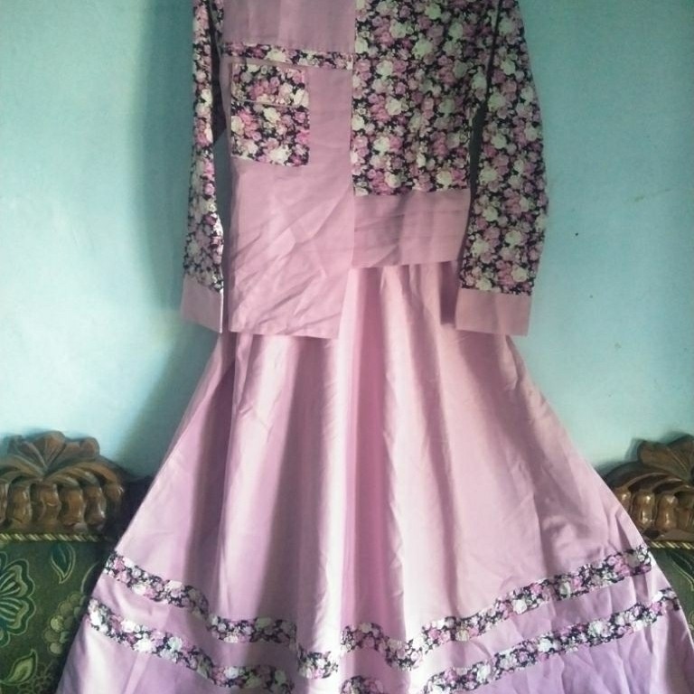 pl gamis remaja like new ld 90 pb 125
