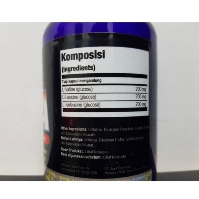 Healthy- Un Bcaa 500 Mg 120 Caps Kapsul