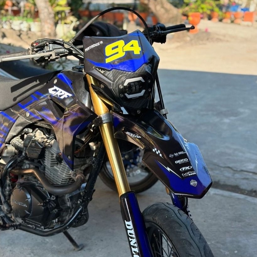 COD decals sticker motor crf 150 warna hitam