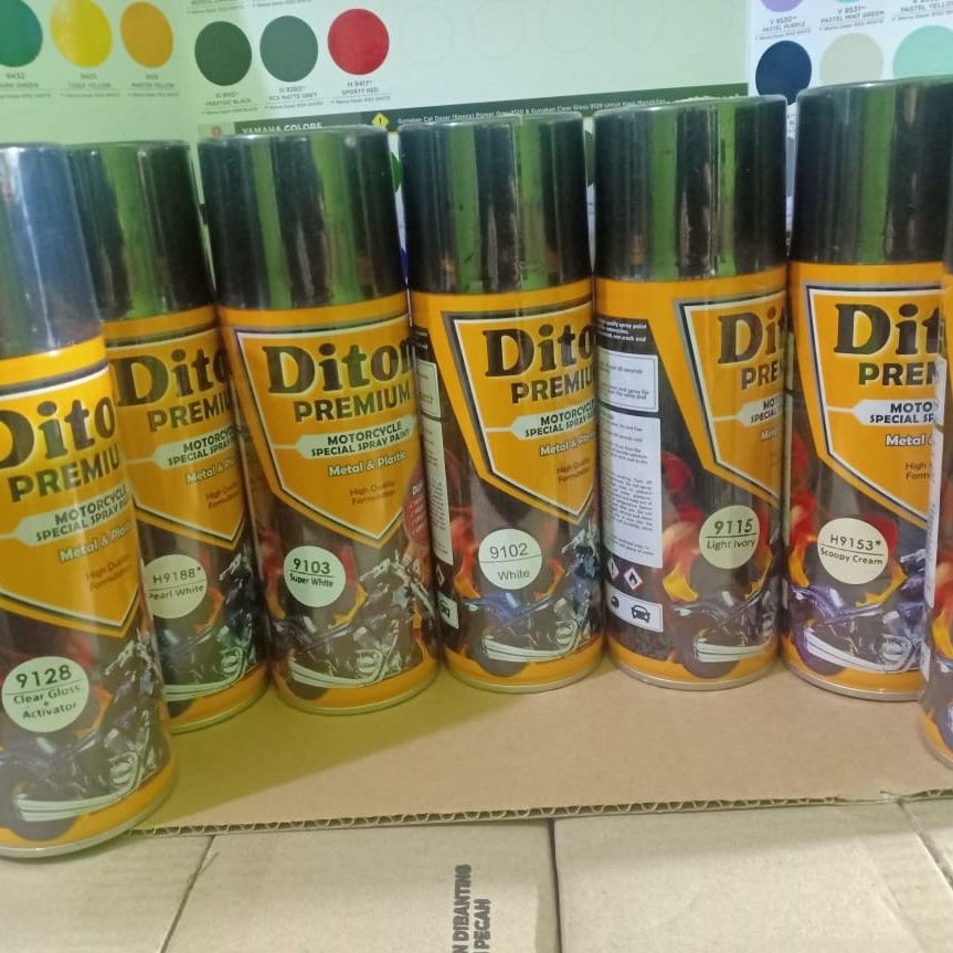 Promo Diton Premium Pilok Pilox Warna Putih Cream Clear Putih Metalik Pearl White Scoopy Cream Putih
