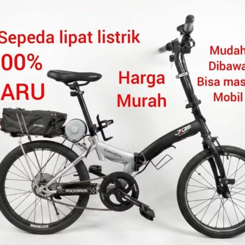 NEW sepeda lipat listrik,united folding elektrik bike 24 v 250 w.