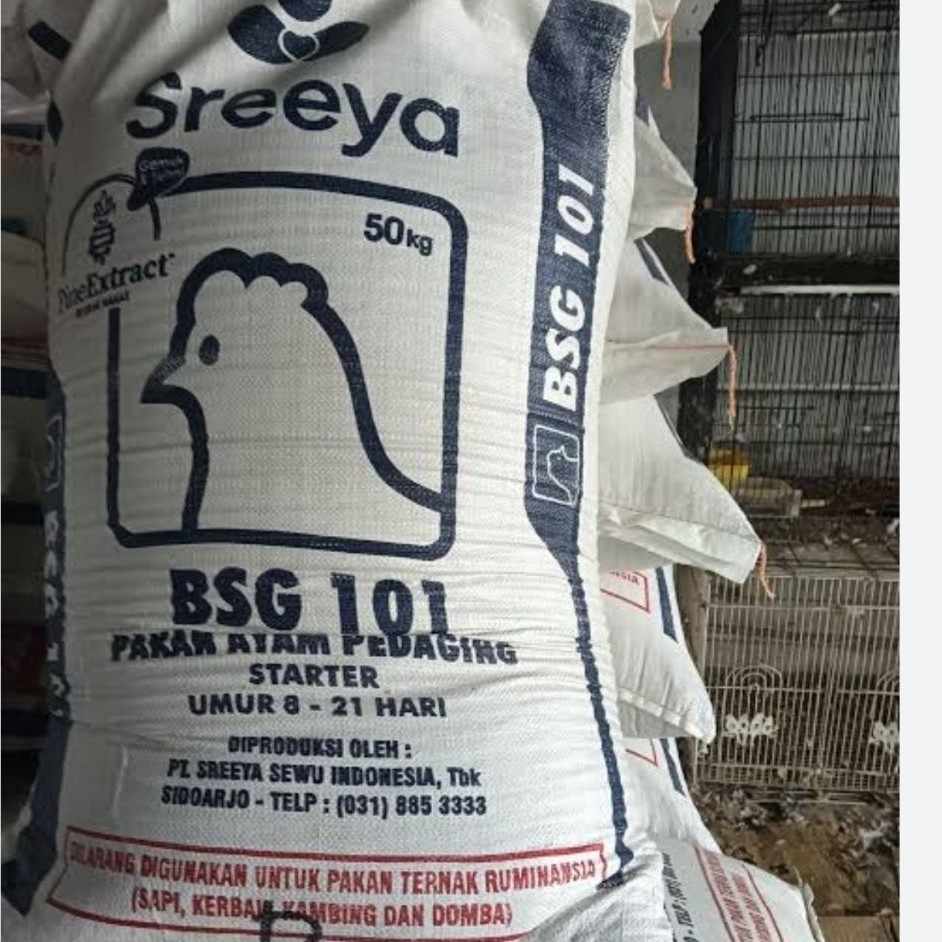 Bsg sreeya 101 pakan ayam pedaging 10kg