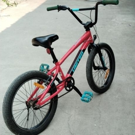 Sepeda BMX United Floss Ukuran 20 Original Bawaan Bekas Mulus