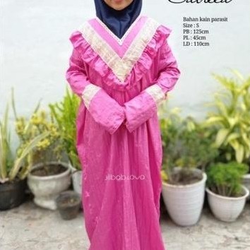 Terbaru Abaya Mukenah Telekung Rukuh Abaya Sholat Anak Travelling Parasit Parasut Sabilla Jokam Gadi