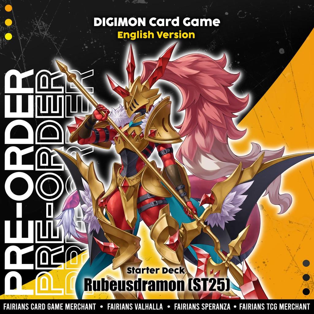 Digimon TCG EN Sealed Starter Deck Rubeusdramon English ST25