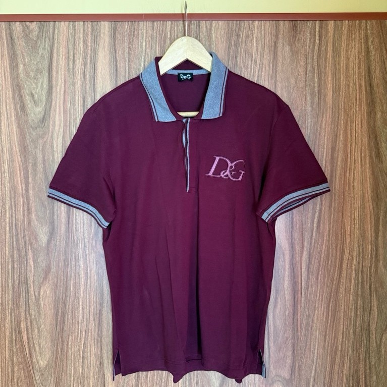 Baju Kaos Polo Shirt Luxury D dan G Bukan Vans Second