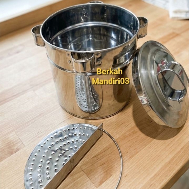 Panci Baso Malang Uk 35-24Cm - Panci Bakso - Panci Cilok - Panci Bakso Stainless - Tong Bakso