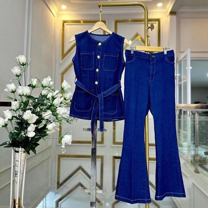 Ella Trendy One set Celana 2 in 1 Setelan Celana Anita