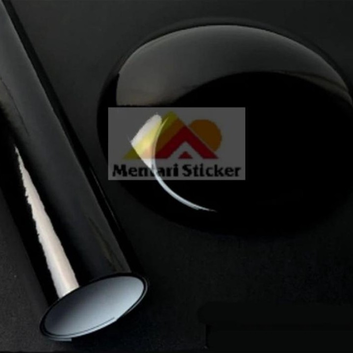 PROMO STIKER SKOTLET HITAM GLOSSY STIKER MOTOR HITAM