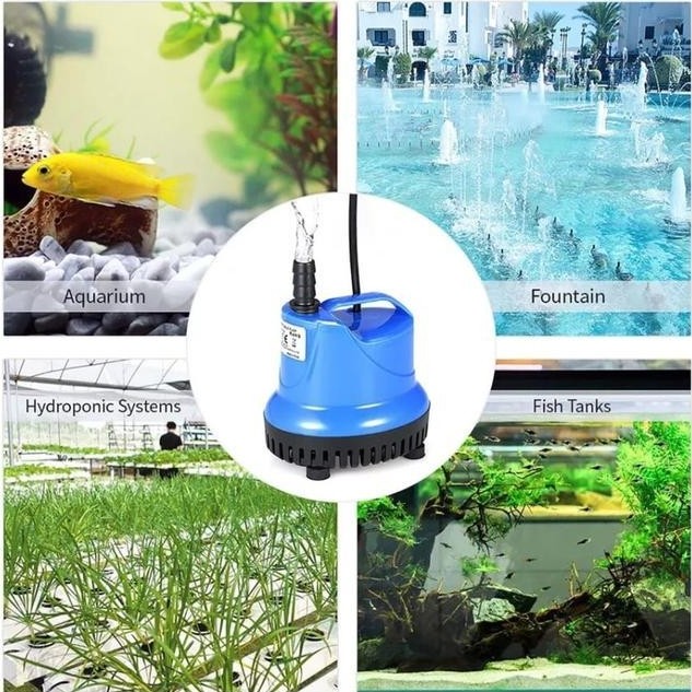 Ready Mesin Pompa Submersible Kolam Celup Sedot Sibel Tahan Air- 25W 1500L/H