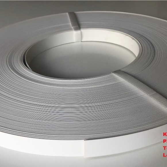 PVC Edging Putih Solid 1X22 100 M