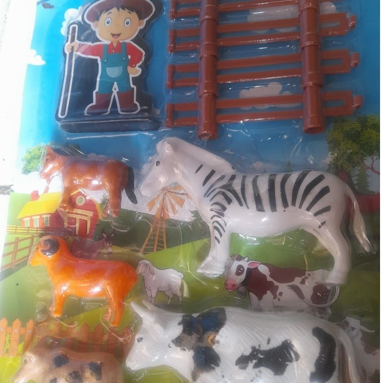 mainan hewan sapi isi 5