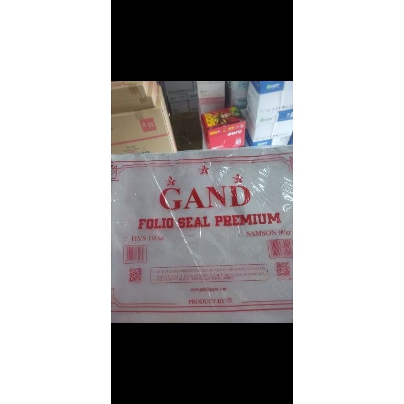 AMPLOP  FOLIO PUTIH + SEAL