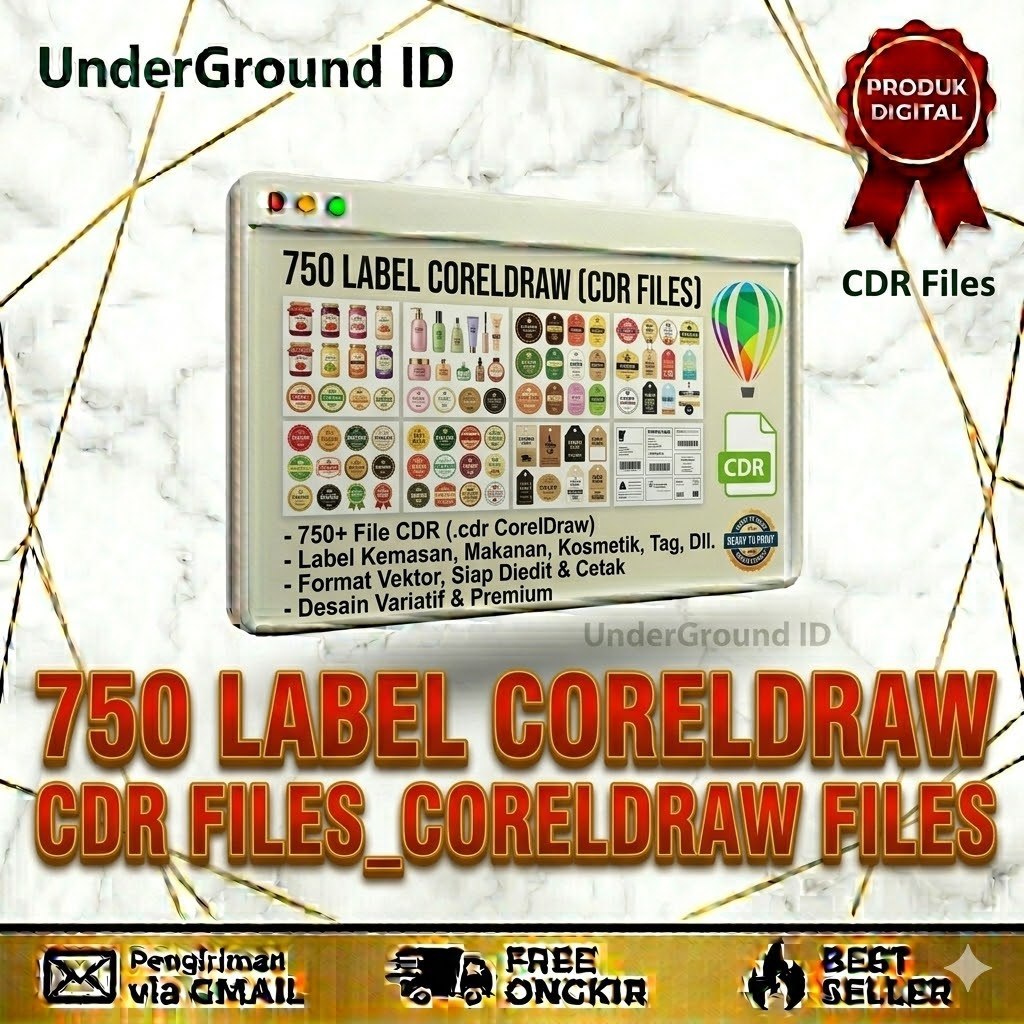 750 Label CorelDraw_CDR Files_CorelDraw Files