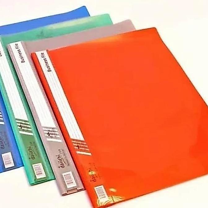 map plastik business file folio (F4) snelhecter daichi 1 pak 12 lembar