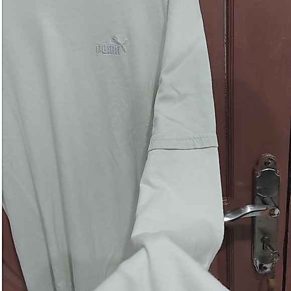kaos puma lengan panjang katun seperti di foto rare item second preloved