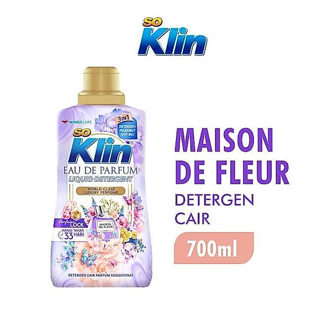 Happy- Soklin Eau De Parfum Detergent Maison De Fleur Botol 700Ml