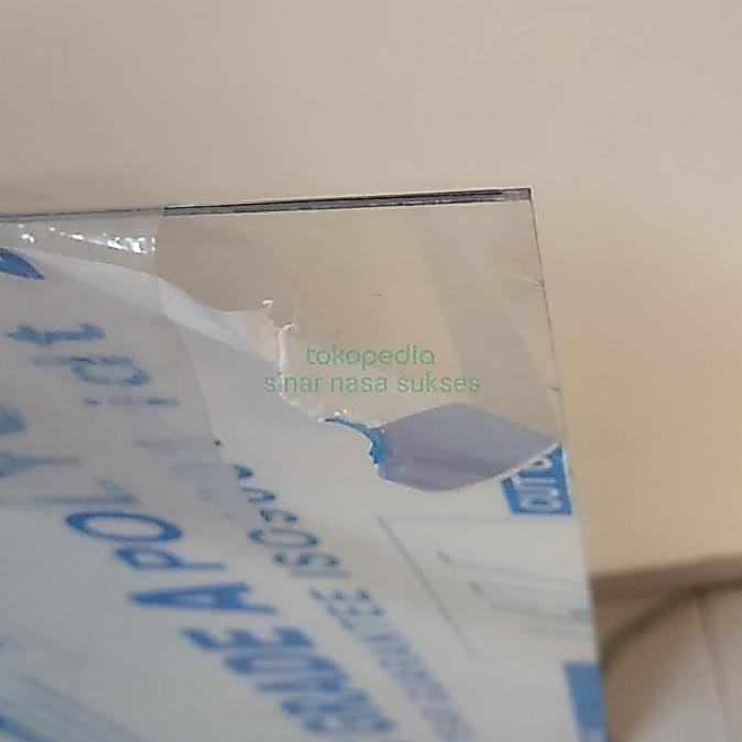Ready polycarbonate 3mm 100x120cm Lembaran /sheet potongan / polycarbonate