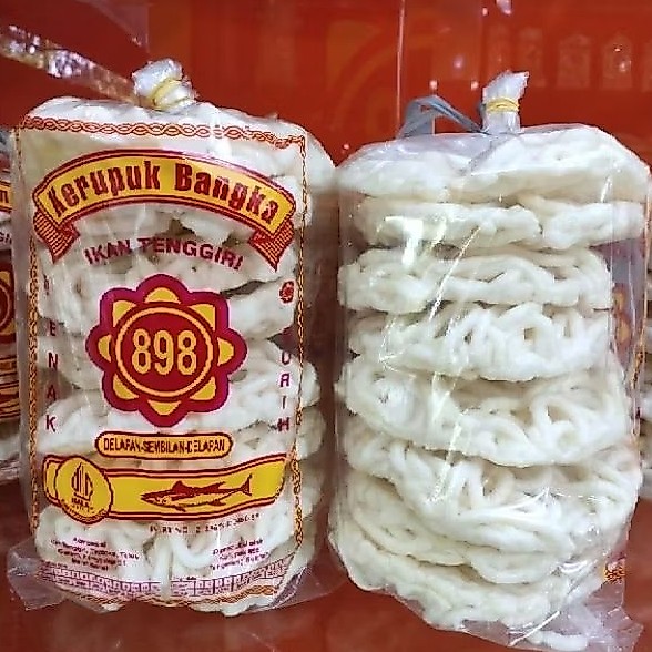 Promo Kerupuk bangka 898 jumbo 8pcs kerupuk bangka ikan tenggiri jumbo Termurah