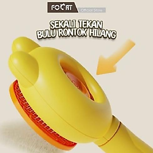 AUREVORASHOP [PAKET HEPI 1] FOCAT GUNTING KUKU ANJING KUCING F29  F14 PET COMB BRUSH GRATIS VITAMIN 
