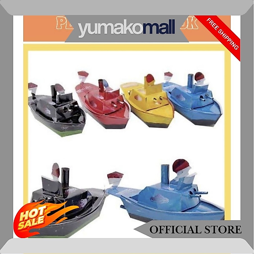 Mainan perahu Otok-otok / mainan perahu jadul / mainan kapal anak jadul LW