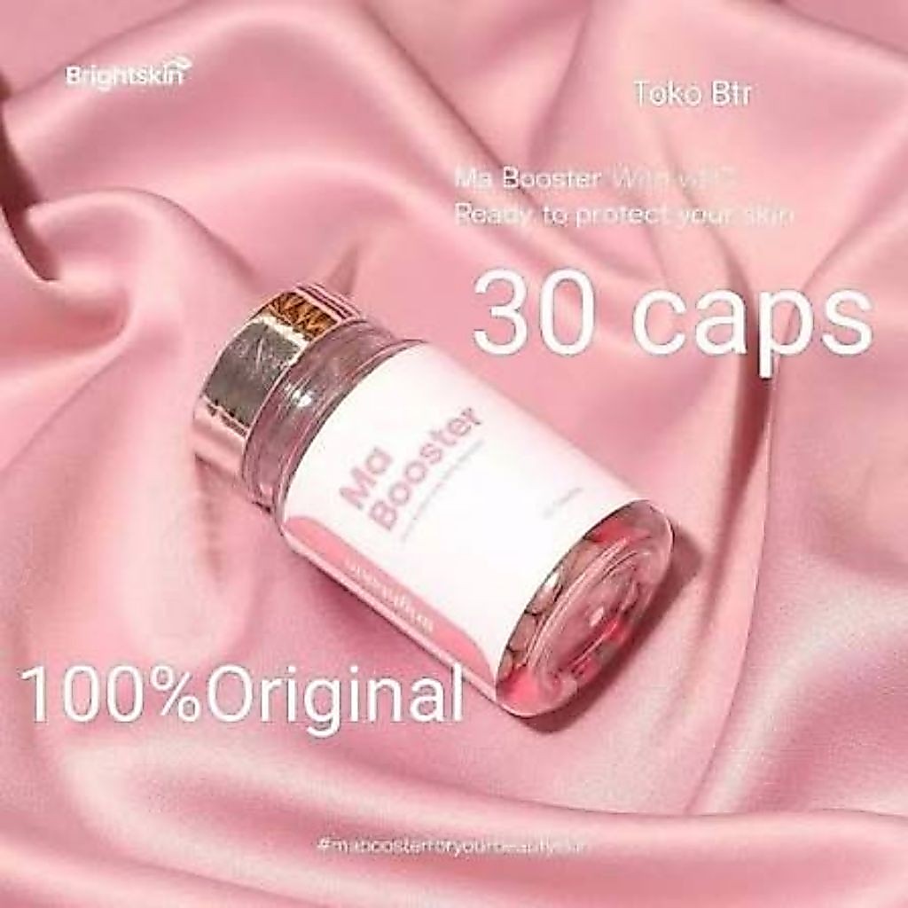 Suplemen Pemutih Kulit MA Booster 30 Kapsul untuk Kulit Cerah Alami