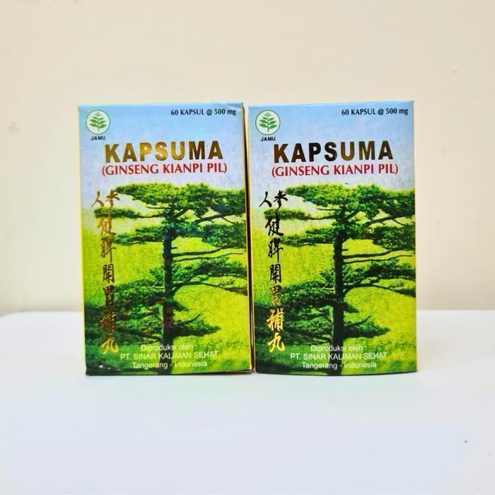 yasmin_jaya112 Produk Terbaru  KAPSUMA (GINSENG KIANPIL PIL) 60 KAPSUL / OBAT PENAMBAH NAFSU MAKAN #
