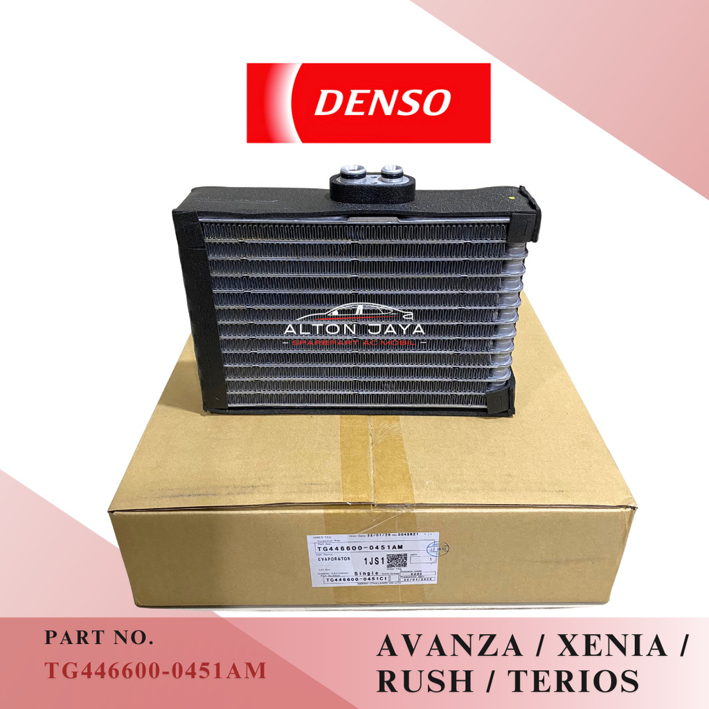 EVAPORATOR EVAP AC MOBIL AVANZA XENIA RUSH TERIOS DENSO ASLI TG446600-0451AM
