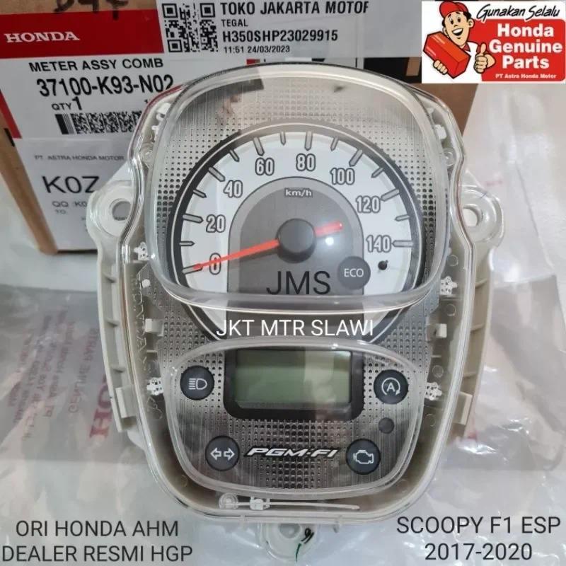 37100-K93-N01 Speedometer assy atau spido meter assy scoopy new esp 2017 - 2020 asli ahm