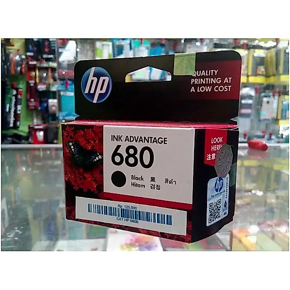Hp 680 original (black&color)tinta hp 680/hp 680 black dan color