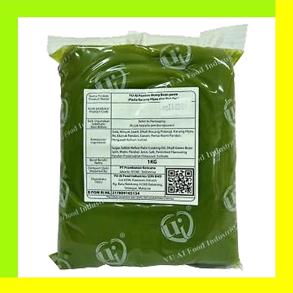 Yu-Ai Pandan Mung Bean Paste 1kg
