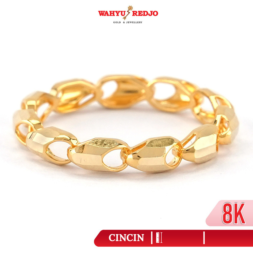 Cincin Emas 8K PJR Kuning Wahyu Redjo Pameran
