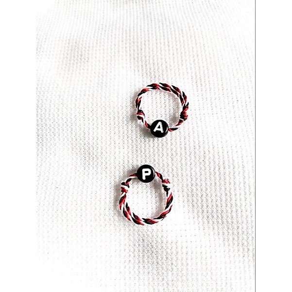 CINCIN TRIDATU INISIAL HURUF (TALI TRIDATU 1MM)