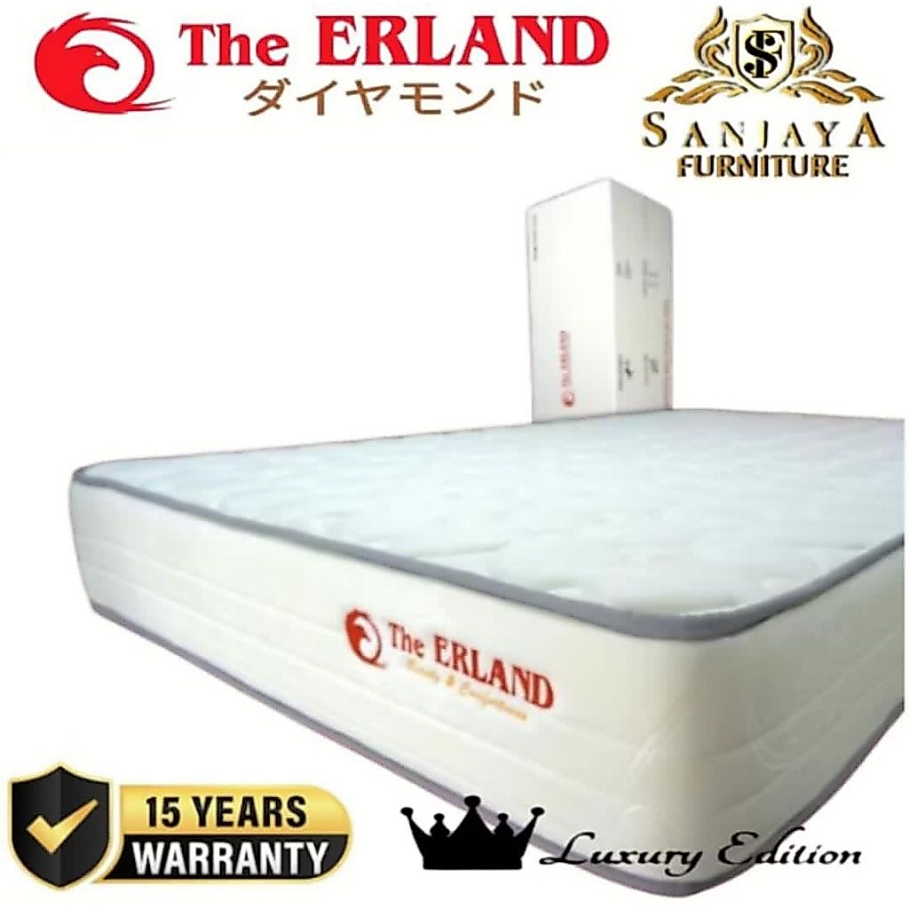 Kasur The Erland In Box Luxury Edition - Bergaransi 15 Tahun