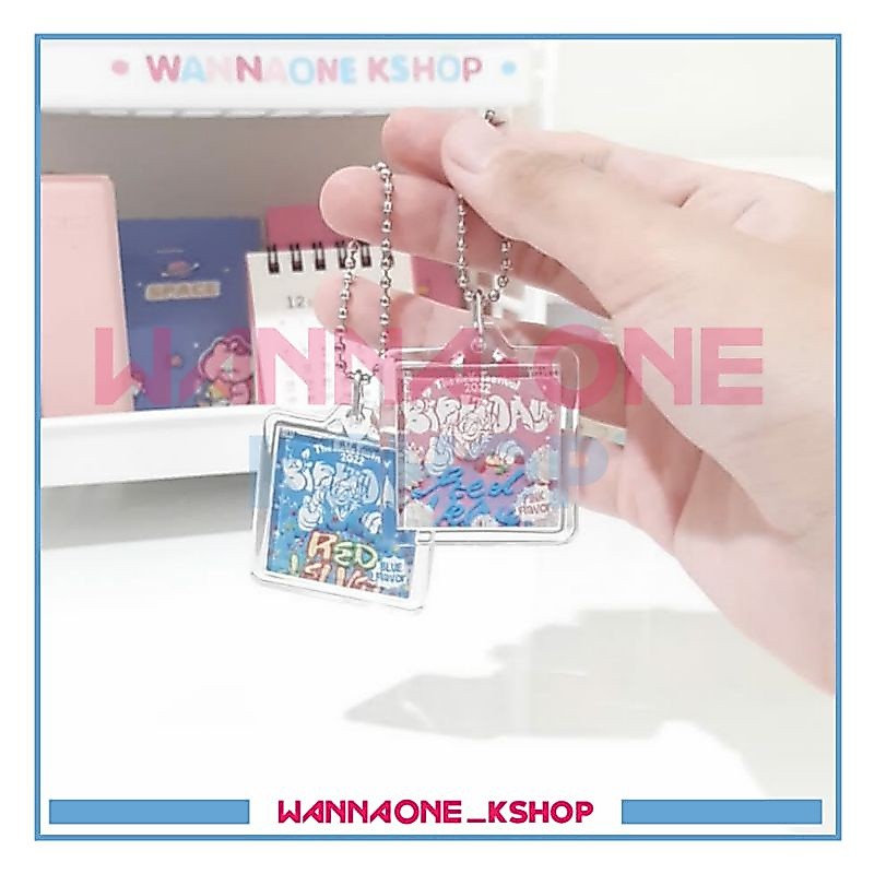 keychain red velvet birthday gantungan kunci