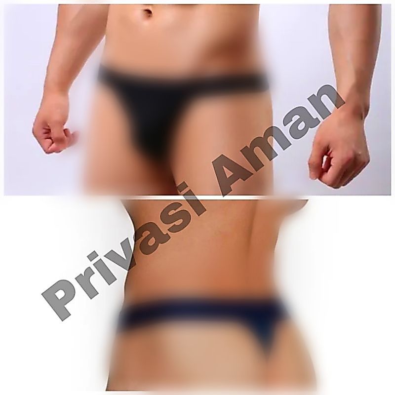 G String Karet Pria polos