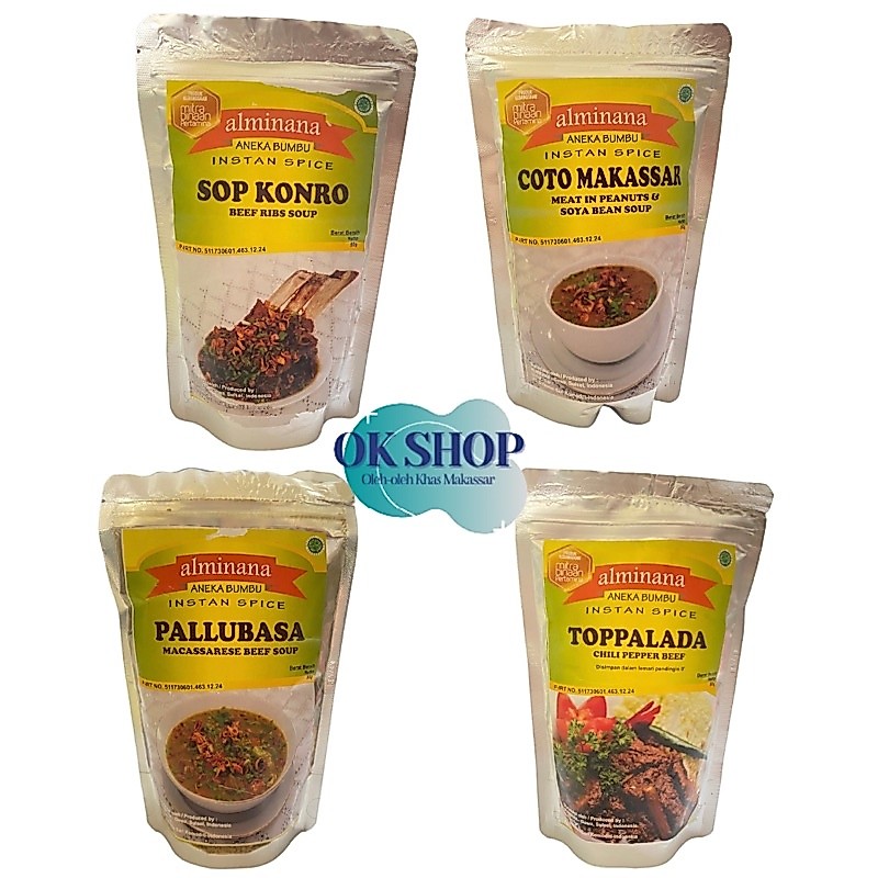 Bumbu Instan Coto Makassar - Pallubasa - Konro - Topalada