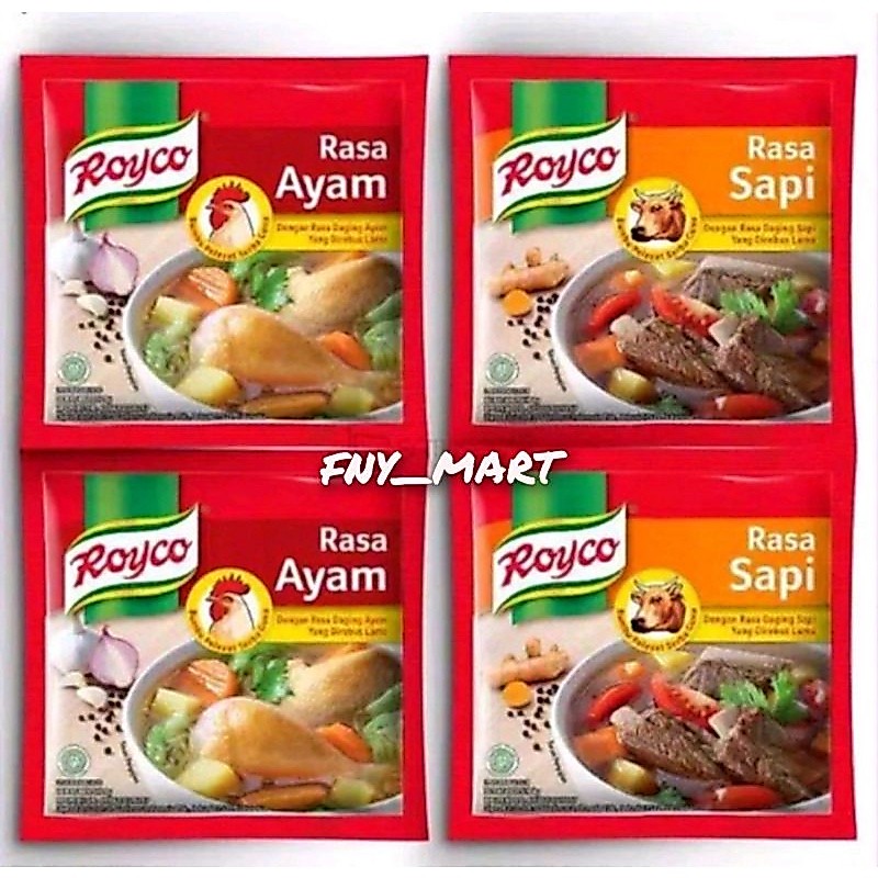 Royco Sachet Renceng 8gr - Royco Ayam Sapi Renceng