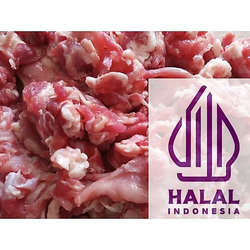 Tetelan daging kambing muda 500gram