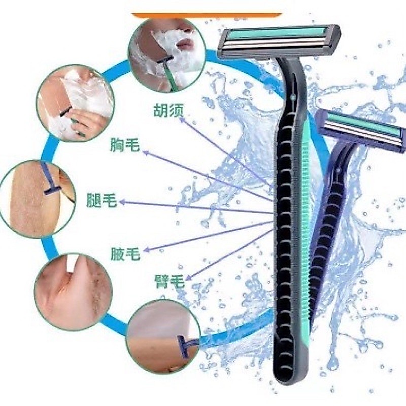 ALAT CUKUR KUMIS / PISAU CUKUR KUMIS / PENCUKUR KUMIS BIRU CUKURAN