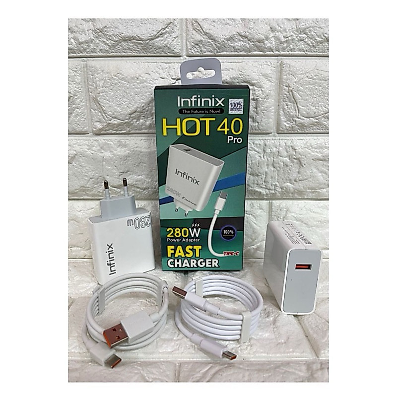 Charger Casan Infinix Hot40 Pro 280W Type C Support FastCharging