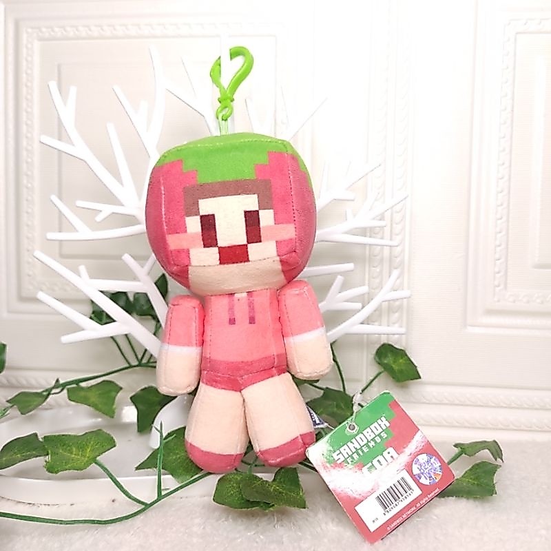 Gantungan Kunci Boneka Minecraft Sandbox COA Original / Karakter Minecraft