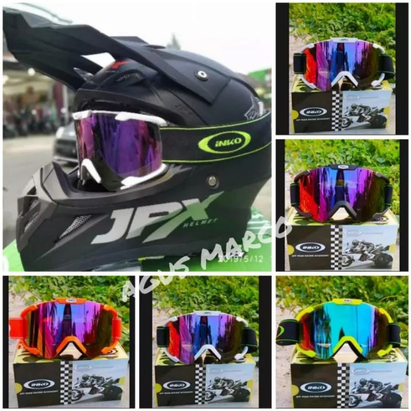 Kacamata helm cross inko jpx