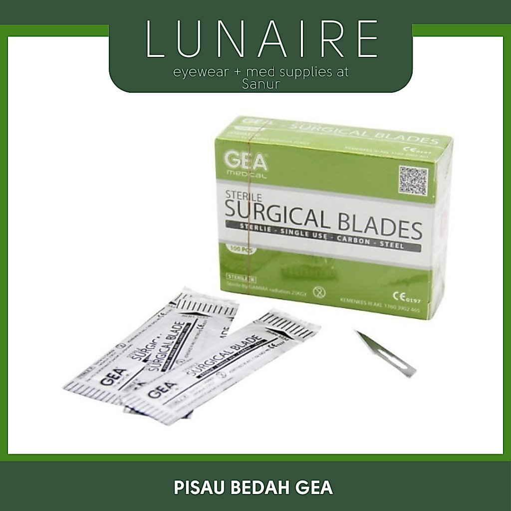 GEA - Pisau Bedah Bisturi Blade / Surgical Blade / Mata Pisau Bedah Box