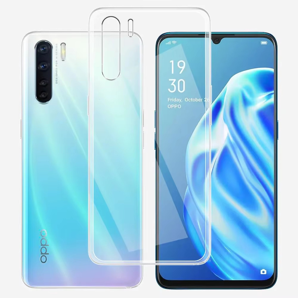 [ Case Clear RENO 3 / OPPO A91 ] Premium Case Clear Transparan HD TPU 2.00mm Soft Case Transparan Be