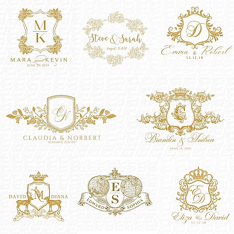 ARABELLA WEDDING LOGO MONOGRAM | JASA BIKIN DESAIN LOGO SIMPLE ELEGAN