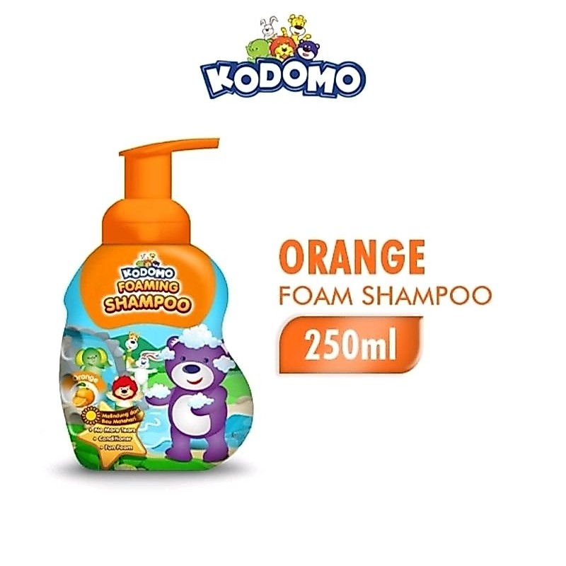 Kodomo Shampoo Orange Botol 250ml/Shampoo Kodomo/Shampoo Anak/Shampoo Foam