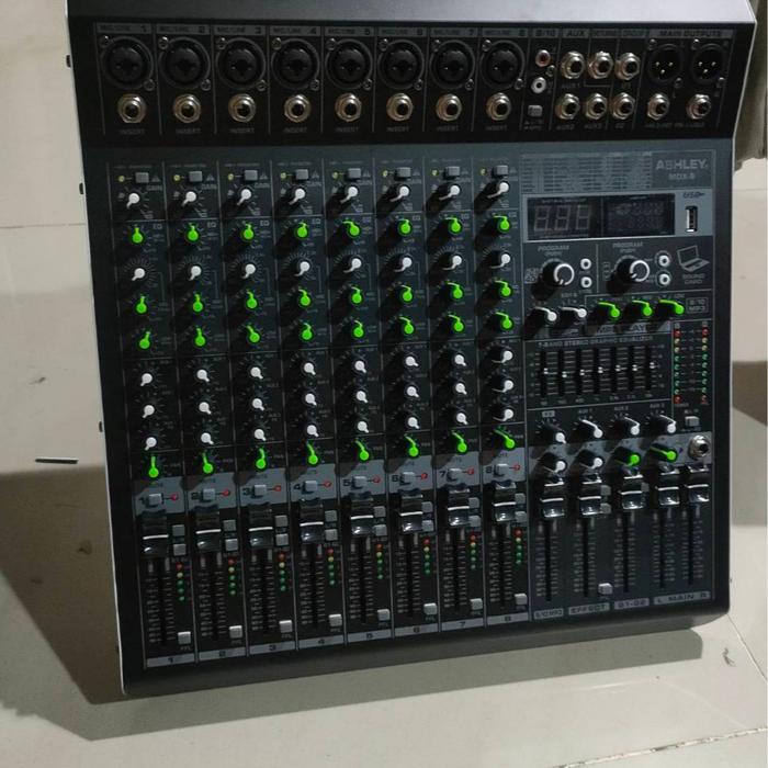Mixer ashley mdx8 mdx 8 mdx original ashley