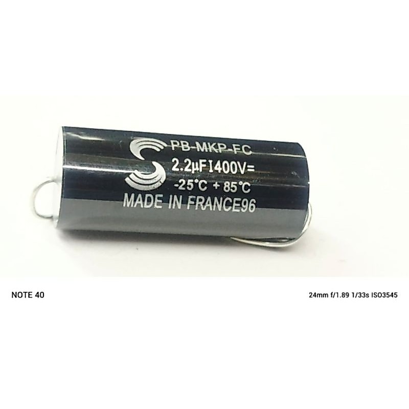 Solun 2.2uf, Kapasitor Solun 2.2uf, Capasitor 2.2uf 400v solun made in france ori