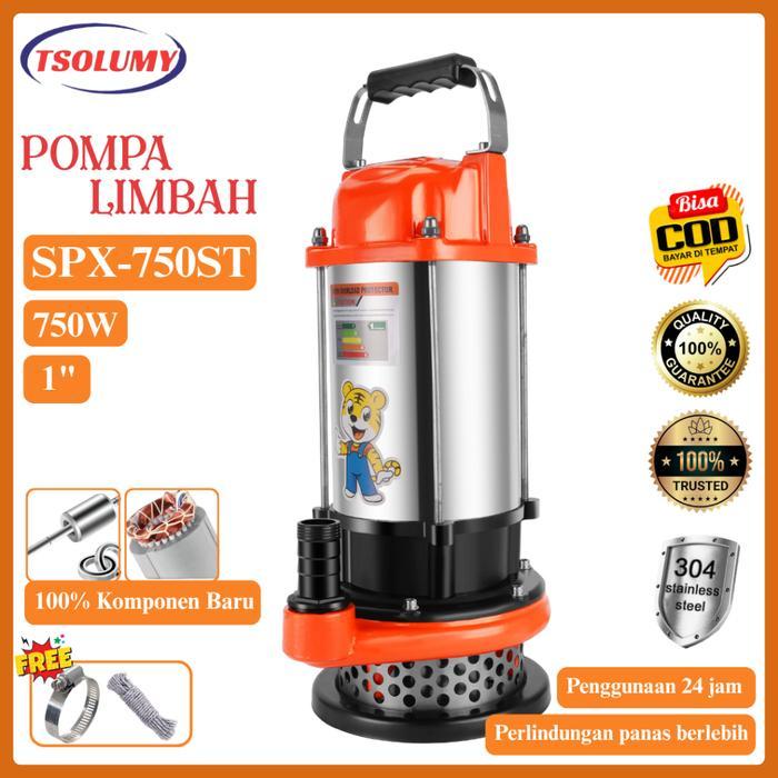 tsolumy SPX-750ST Pompa Celup Air Kotor